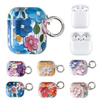 Oil Painting TPU Water Sticker Earphone Case, For AirPods 4, For AirPods Pro 2 / Pro, For AirPods 3, For AirPods 1 / 2