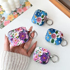 Oil Painting TPU Water Sticker Earphone Case, For AirPods 4, For AirPods Pro 2 / Pro, For AirPods 3, For AirPods 1 / 2