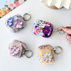 Oil Painting TPU Water Sticker Earphone Case, For AirPods 4, For AirPods Pro 2 / Pro, For AirPods 3, For AirPods 1 / 2