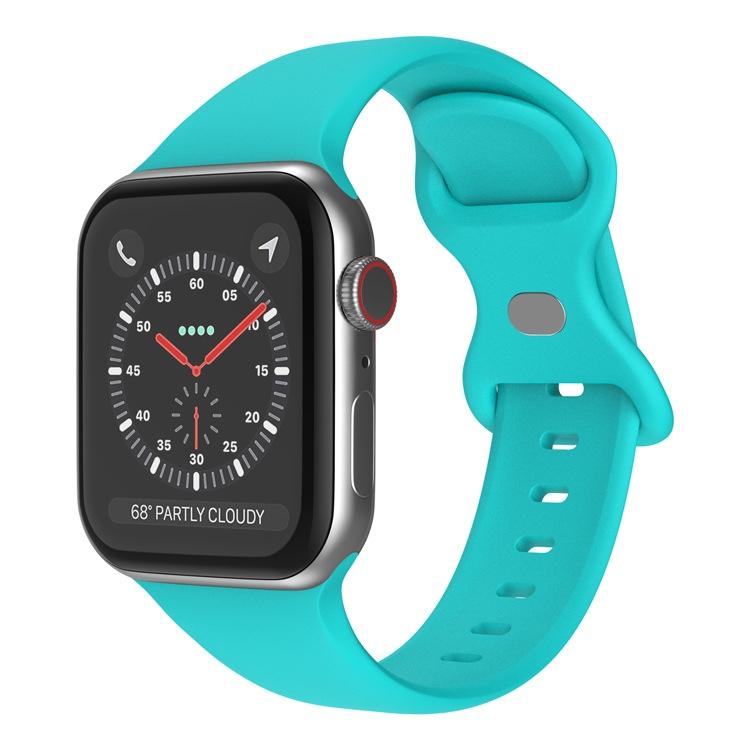 Watch Band – Silicone (46mm) For Apple Watch 46mm 49mm 45mm 44mm Teal Green