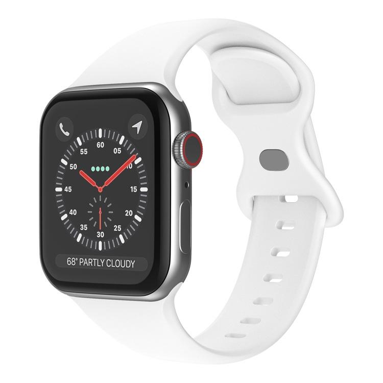 Watch Band – Silicone (46mm) For Apple Watch 42mm 41mm 40mm 38mm White