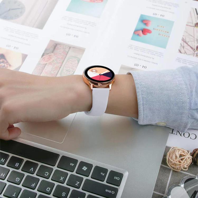 xDfind Pure Color Silicone Watch Band, 20mm, 22mm