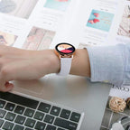 xDfind Pure Color Silicone Watch Band, 20mm, 22mm