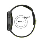 xDfind Two-color Silicone Watch Band, 20mm, 22mm