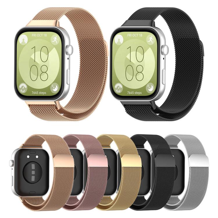 Milanese Metal Watch Band, For Huawei Watch Fit3 / Fit4 / Fit4 Pro