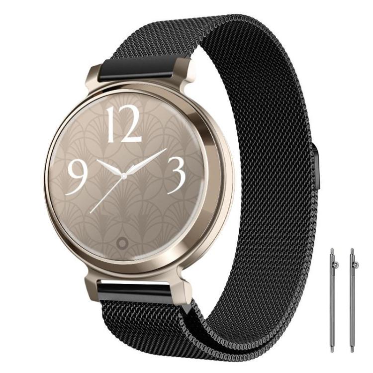 Watch Band – Stainless Steel (20mm) 14mm Black