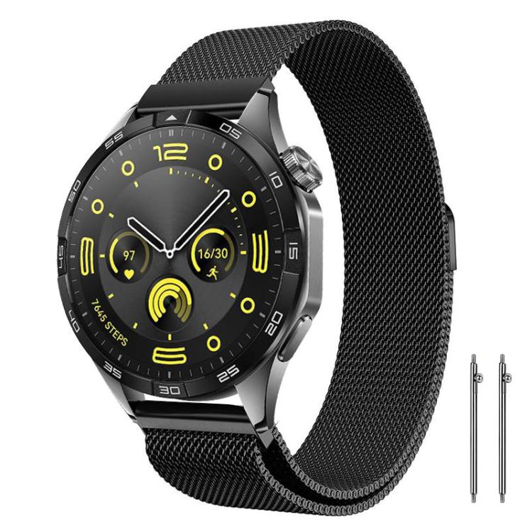 Watch Band – Stainless Steel (20mm) 18mm Black