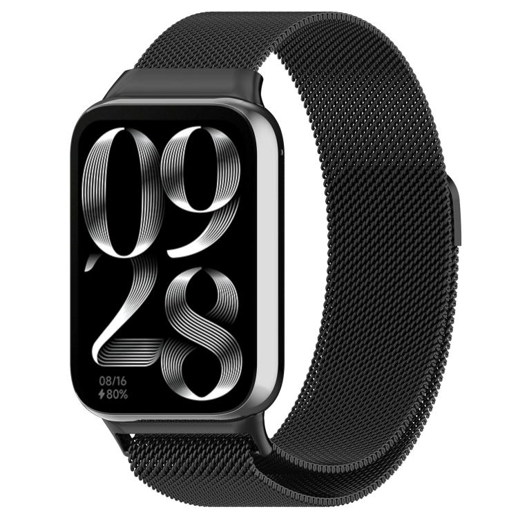 xDfind Milan Magnetic Steel Mesh Watch Band, For Xiaomi Band 10 Pro / 9 Pro / 8 Pro For Xiaomi Band 10 Pro 9 Pro 8 Pro Black