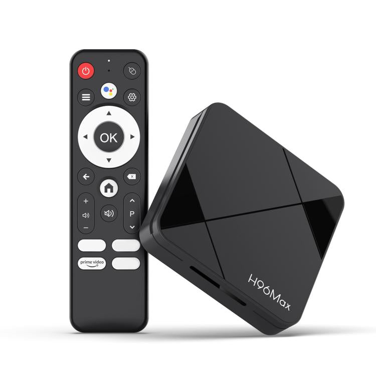H96Max 4K UHD Android 14 Smart TV Box with Remote Control, RK3518 Quad-Core, 2GB+8GB, 2GB+16GB 2GB+8GB EU Plug