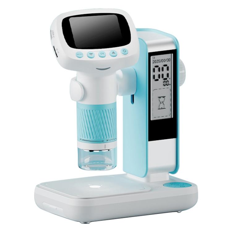CM5 2.0 inch Screen HD Digital Electron Microscope – Durable Build, Easy to Use Sky Blue