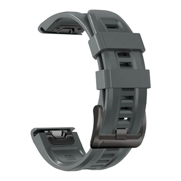 xDfind Silicone Sport Pure Color Watch Band, For Gamin 26mm For Gamin 26mm Charcoal Grey