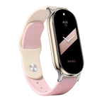 Watch Band – Silicone (Xiaomi Smart Band 10) #3 For Xiaomi Smart Band 10 9 8 Retro White Pink
