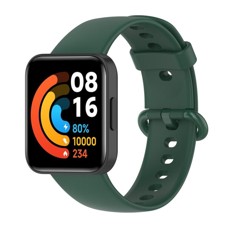 Watch Band – Silicone (Redmi Watch 2) For Redmi Watch 2 Dark Green
