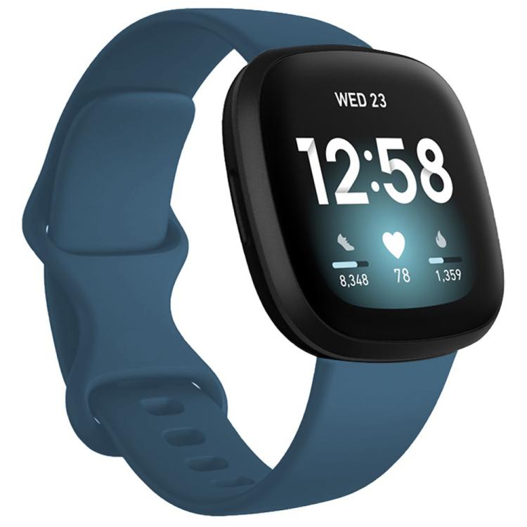 Watch Band – Silicone (Fitbit Versa 4) S Rock Blue