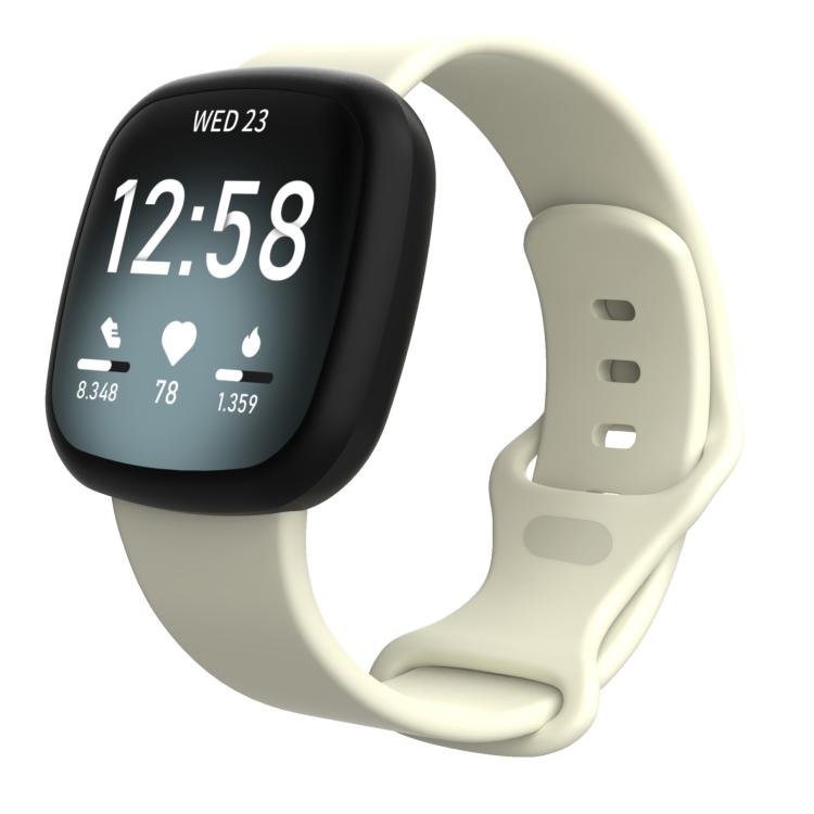 Watch Band – Silicone (Fitbit Versa 4) S Antique White