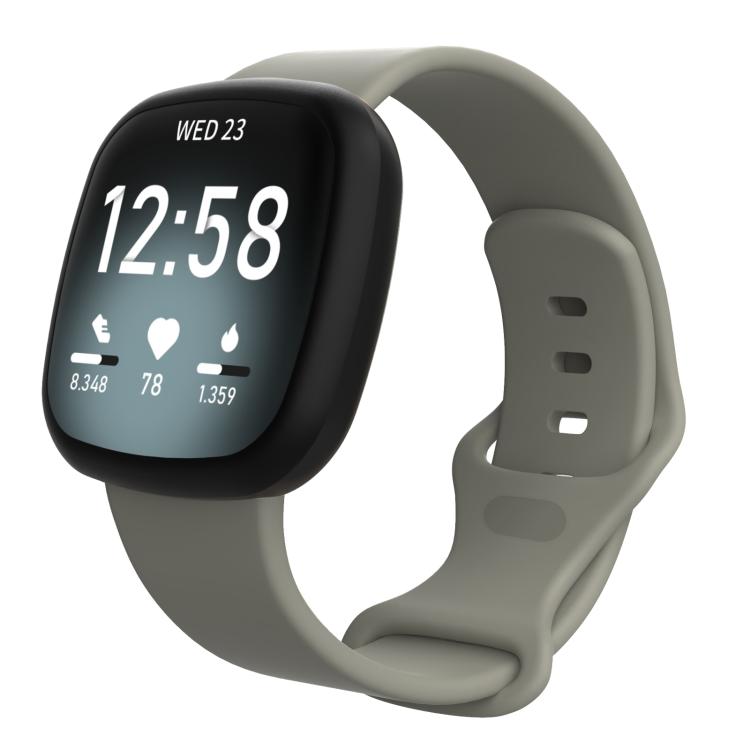 Watch Band – Silicone (Fitbit Versa 4) #2 L Grey