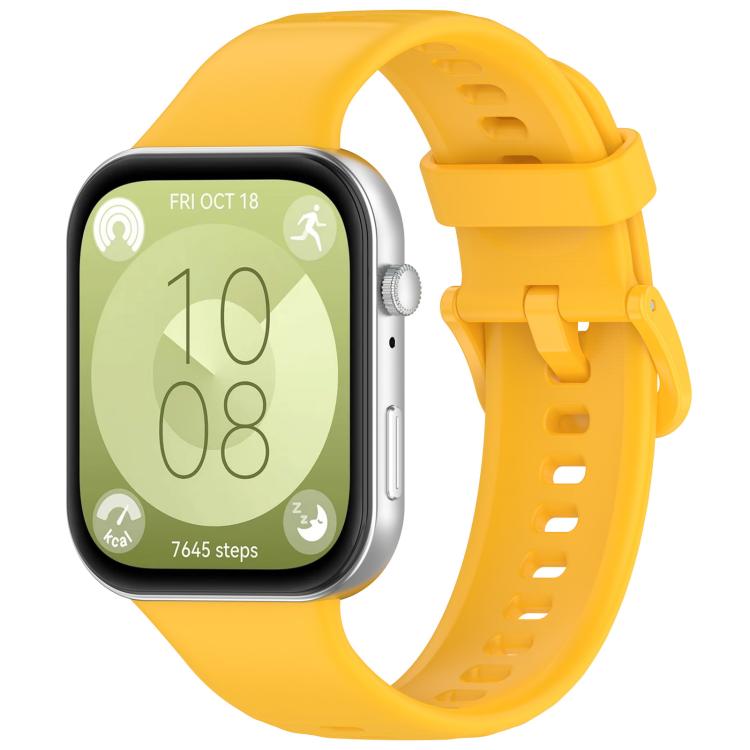Watch Band – Silicone (Huawei Watch Fit 5) For Huawei Watch Fit 5 Fit 5 Pro Yellow
