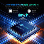 X96 M200 YB951 Android 14.0 Smart TV Box, Amlogic S905X5M Quad-core ARM Cortex A55, 2GB+16GB, 4GB+32GB, 4GB+64GB