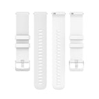 xDfind Small Plaid Solid Color Silicone Watch Band, 18mm For Garmin Venu 2S / Move 3S / Active S, 20mm For Garmin Forerunner 570 42mm/245/645