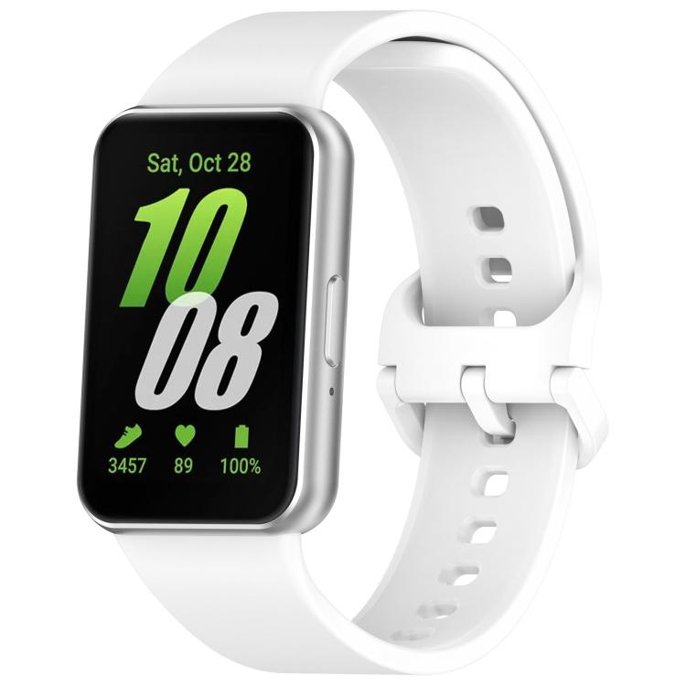 Watch Band – Silicone (Samsung Galaxy Fit3 SM) For Samsung Galaxy Fit3 SM-R390 White