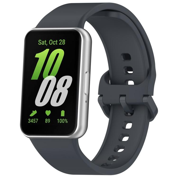 Watch Band – Silicone (Samsung Galaxy Fit3 SM) For Samsung Galaxy Fit3 SM-R390 Gray