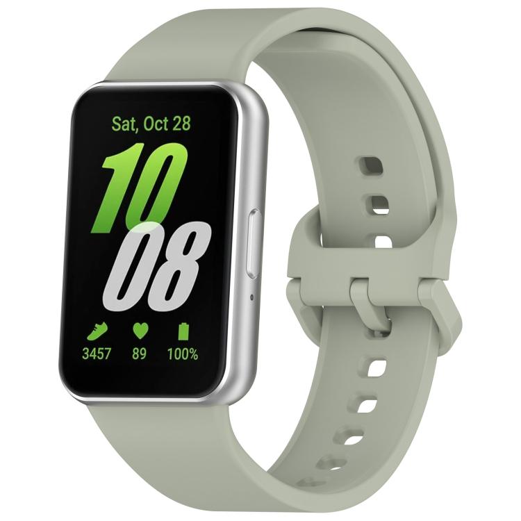 Watch Band – Silicone (Samsung Galaxy Fit3 SM) For Samsung Galaxy Fit3 SM-R390 Gray Green