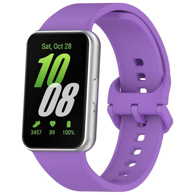 Watch Band – Silicone (Samsung Galaxy Fit3 SM) For Samsung Galaxy Fit3 SM-R390 Purple