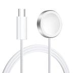 For Apple Watch Series xDfind Aluminum Alloy Shell Magnetic Wireless Watch Charger, Type-C, USB-A Type-C
