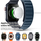 For Apple Watch Series xDfind Aluminum Alloy Shell Magnetic Wireless Watch Charger, Type-C, USB-A