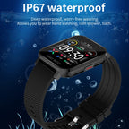 Smart Watch – 1.54" Screen, IP67 Waterproof, Blood Pressure Monitoring