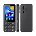UNIWA XS24 Keypad Phone, 2GB+16GB, 3.5 inch Android 8.1 Mediatek MT6737M Quad Core, Flashlights, Network: 4G, Support Google Store, No Power Plug No Power Plug Black