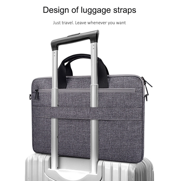 ST08 Handheld Briefcase Carrying Storage Bag without Shoulder Strap, for 13.3 inch Laptop, for 14.1 inch Laptop, for 15.4 inch Laptop, for 15.6 inch Laptop – Waterproof