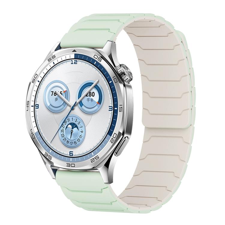 Watch Band – Silicone, Magnetic (22mm) 20mm Mint Green Starlight