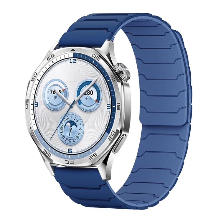 Watch Band – Silicone, Magnetic (22mm) 22mm Navy Blue