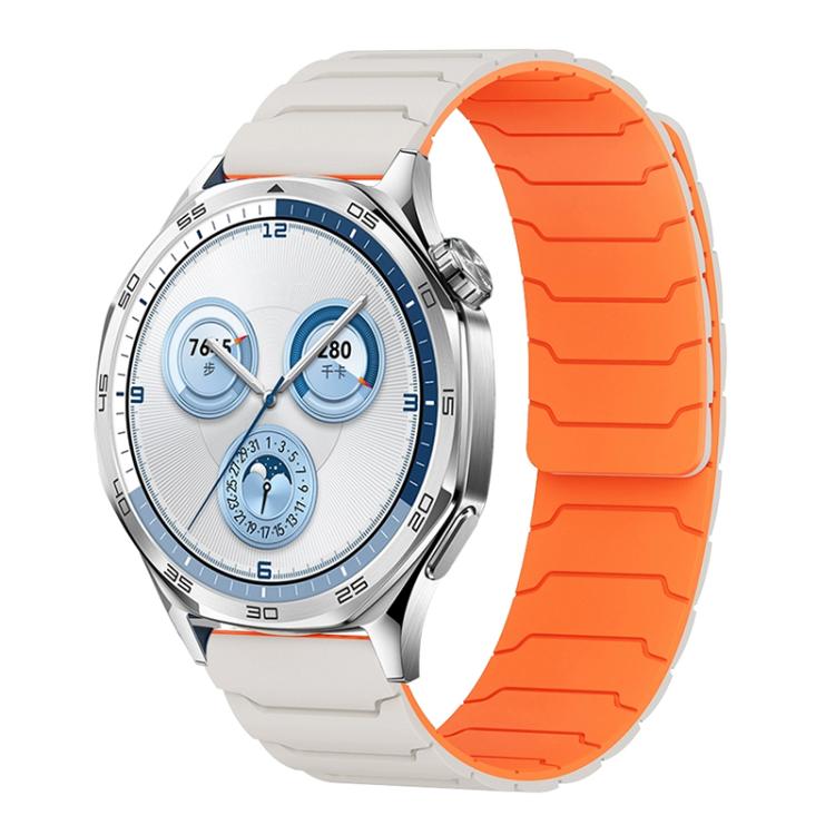 Watch Band – Silicone, Magnetic (22mm) 22mm Starlight Orange