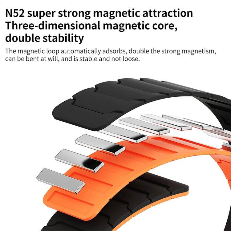 Watch Band – Silicone, Magnetic (22mm)