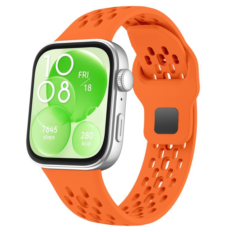 Watch Band – Silicone (Huawei Watch Fit 5) #3 For Huawei Watch Fit 5 Fit 5 Pro Fit 4 Orange