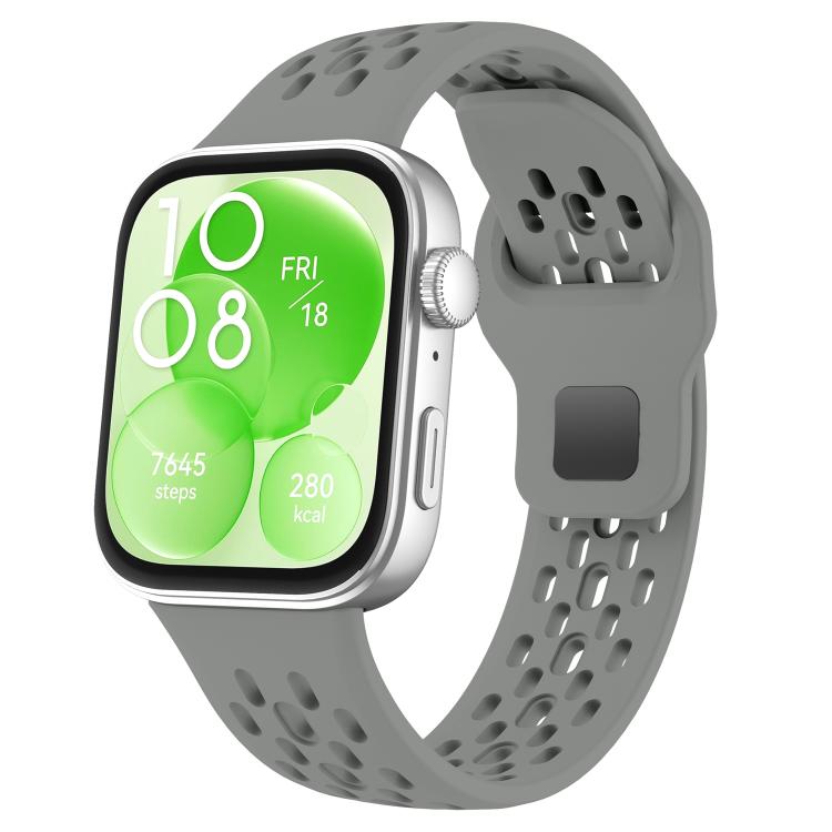 Watch Band – Silicone (Huawei Watch Fit 5) #3 For Huawei Watch Fit 5 Fit 5 Pro Fit 4 Starlight Grey