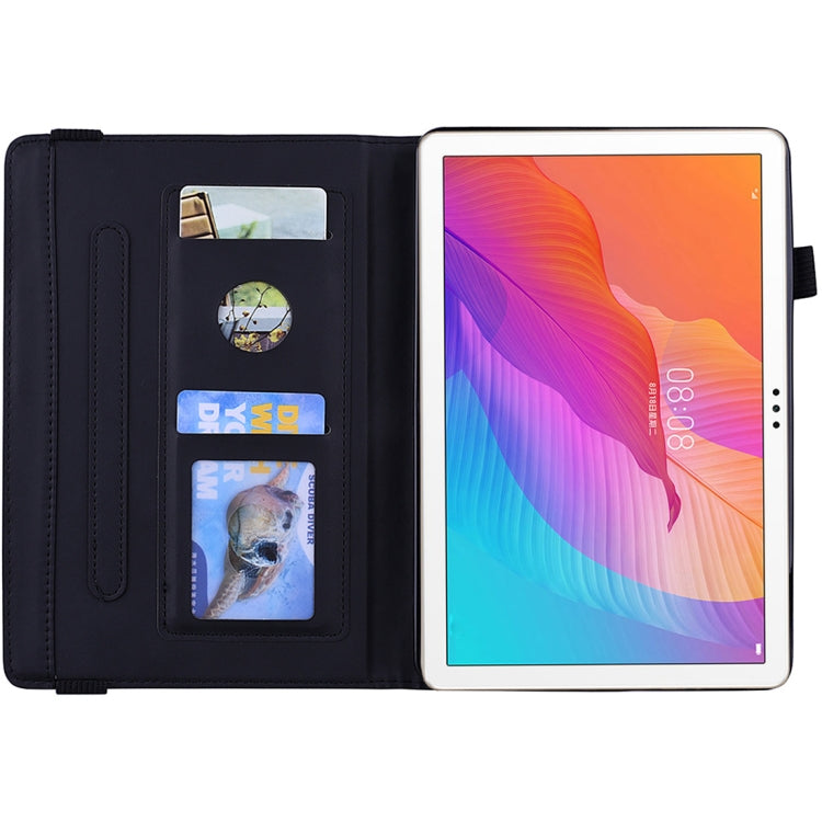 Calf Texture Embossed Horizontal Flip Leather Case with Holder & Card Slots & Photo Frame – Card Slot, Flip, Leather, For Huawei Enjoy Tablet 2, For Huawei MatePad 10.8, For Amazon Fire HD 8 (2020)