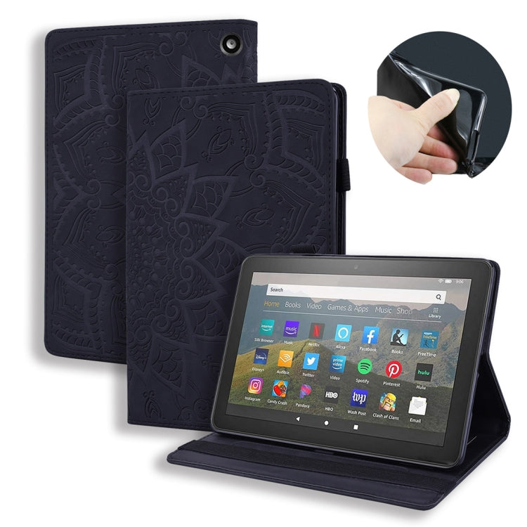 Calf Texture Embossed Horizontal Flip Leather Case with Holder & Card Slots & Photo Frame – Card Slot, Flip, Leather, For Huawei Enjoy Tablet 2, For Huawei MatePad 10.8, For Amazon Fire HD 8 (2020) For Amazon Fire HD 8 (2020) Black