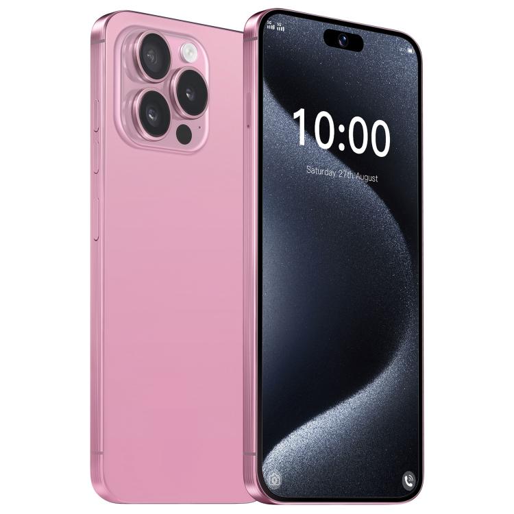 I16 Pro Max / VD1, 3GB+32GB, 6.8 inch Android 10 MTK6753 Octa Core, Network: 4G, Dual SIM, EU Plug EU Plug Pink