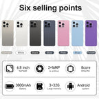 I16 Pro Max / VD1, 3GB+32GB, 6.8 inch Android 10 MTK6753 Octa Core, Network: 4G, Dual SIM, US Plug, UK Plug, AU Plug