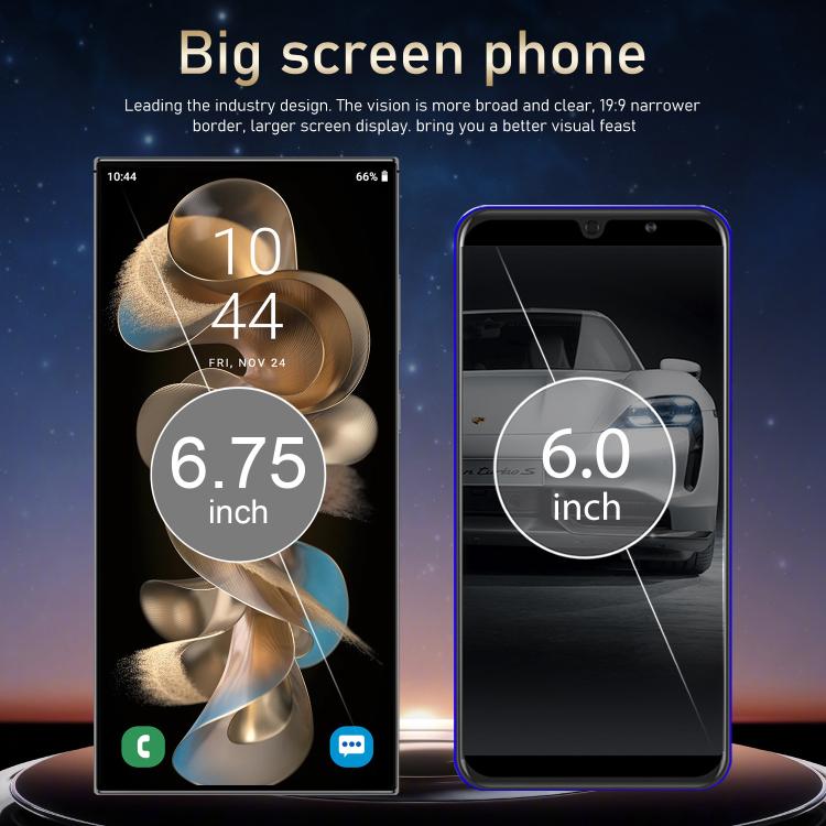 S24 Ultra / S7, 4GB+128GB, 6.75 inch Android 10 MTK6750 Octa Core, Network: 4G, Dual SIM, AU Plug