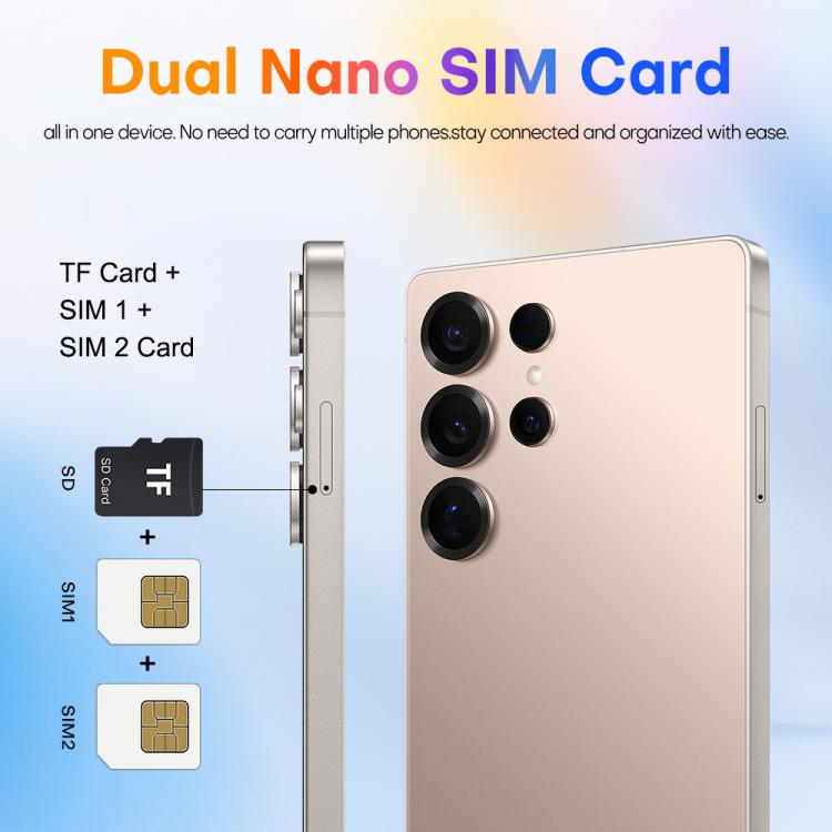 S25 Ultra / Q25, 4GB+64GB, 6.75 inch Android 12 MTK6762 Octa Core, Network: 4G, Dual SIM, with Stylus Pen, EU Plug, US Plug, AU Plug, UK Plug