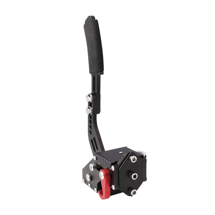 Car Universal USB Horizontal Drift Rally Racing Handbrake Lever Professional Gaming Peripherals for Racing Games G25/27/29 T500, HB031-BK – Leather