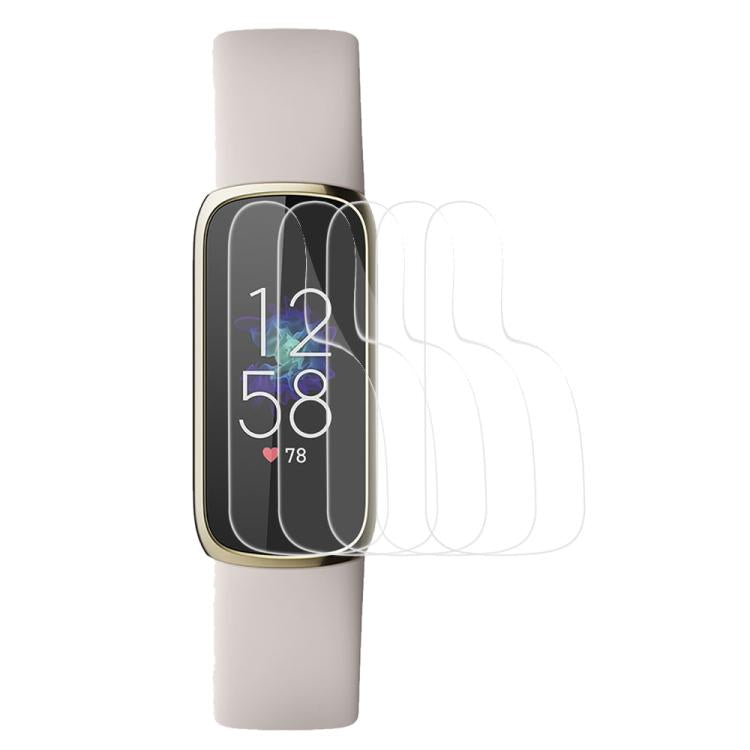 5pcs Soft Hydrogel Film Full Cover Front Protector – Durable Build, Easy to Use, For Fitbit Charge 6, For Fitbit Versa 4, For Fitbit Charge 5, For Fitbit Luxe, For Fitbit Versa 3, For Fitbit Versa 2, For Fitbit Versa For Fitbit Luxe