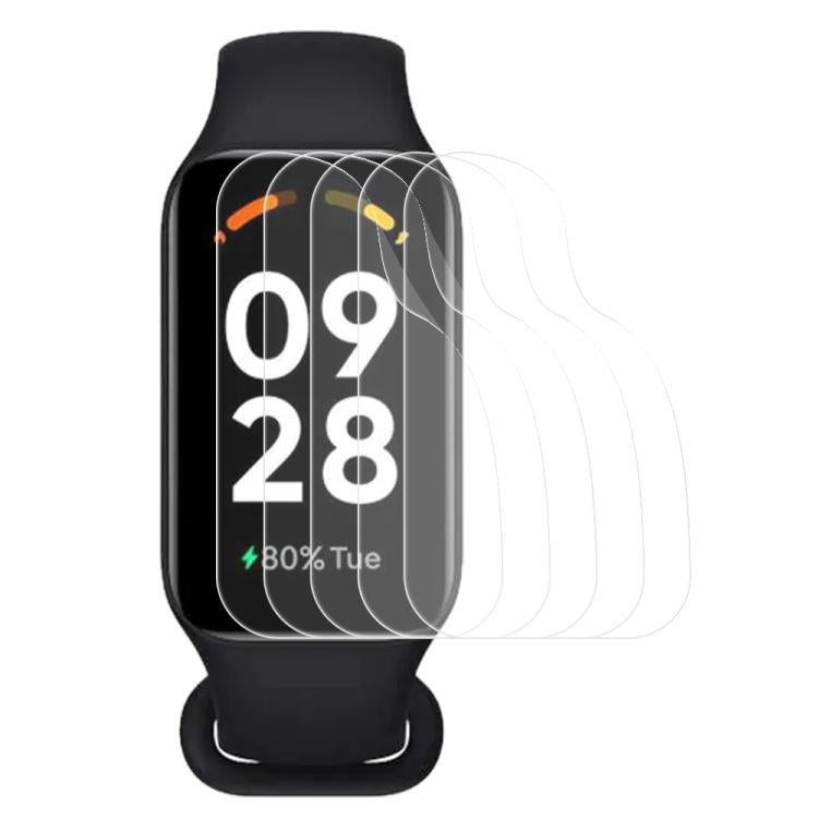 5pcs xDfind Soft Hydrogel Film Full Cover Front Protector, For Xiaomi Smart Band 10, For Xiaomi Redmi Watch 5, For Xiaomi Smart Band 9 Pro, For Xiaomi Redmi Watch 5 Lite, For Xiaomi Redmi Watch 5 Active, For Xiaomi Smart Band 9 NFC... For Xiaomi Redmi Band 2
