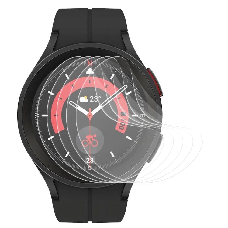 5pcs xDfind Soft Hydrogel Film Full Cover Front Protector, For Samsung Galaxy Watch Ultra / Ultra 2025, For Samsung Galaxy Watch8 Classic 46mm, For Samsung Galaxy Watch8 44mm, For Samsung Galaxy Watch8 40mm, For Samsung Galaxy Watch7 44mm... For Samsung Galaxy Watch5 Pro 45mm