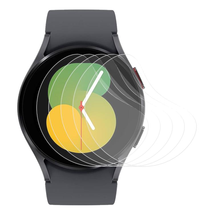 5pcs xDfind Soft Hydrogel Film Full Cover Front Protector, For Samsung Galaxy Watch Ultra / Ultra 2025, For Samsung Galaxy Watch8 Classic 46mm, For Samsung Galaxy Watch8 44mm, For Samsung Galaxy Watch8 40mm, For Samsung Galaxy Watch7 44mm... For Samsung Galaxy Watch5 40mm