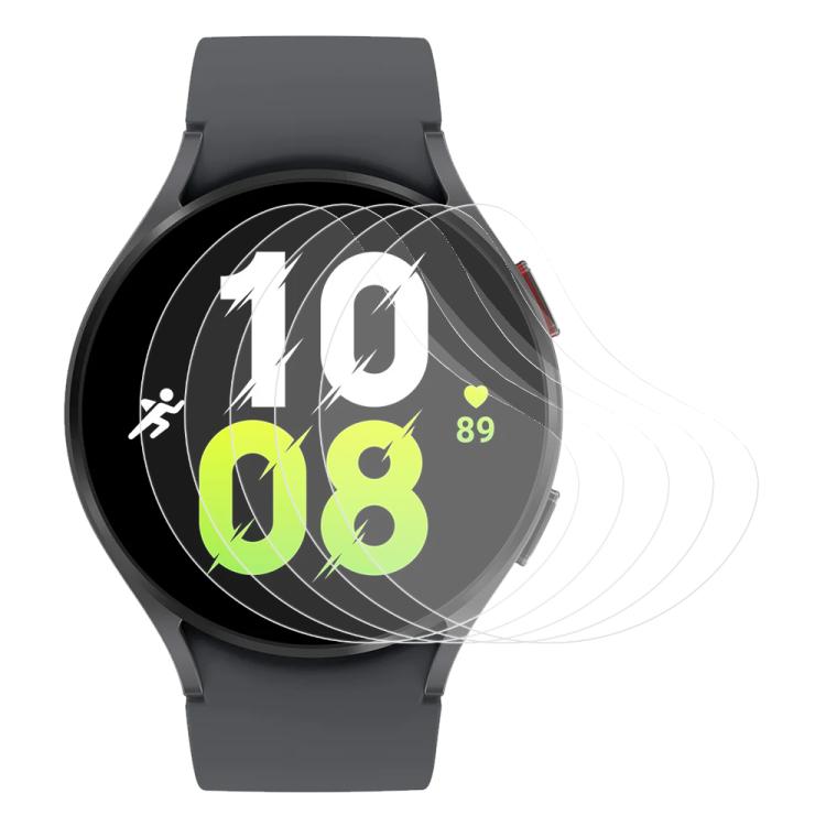 5pcs xDfind Soft Hydrogel Film Full Cover Front Protector, For Samsung Galaxy Watch Ultra / Ultra 2025, For Samsung Galaxy Watch8 Classic 46mm, For Samsung Galaxy Watch8 44mm, For Samsung Galaxy Watch8 40mm, For Samsung Galaxy Watch7 44mm... For Samsung Galaxy Watch5 44mm